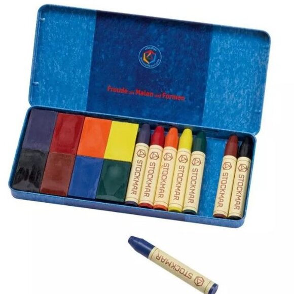 NWT Stockmar Wax Crayons & Blocks Set - Picture 1 of 1